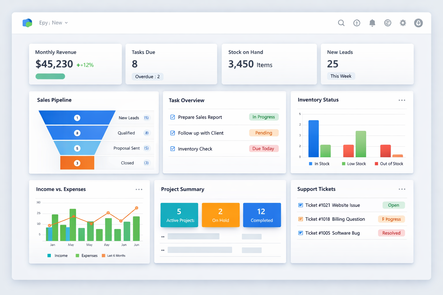 XFatora Dashboard Overview