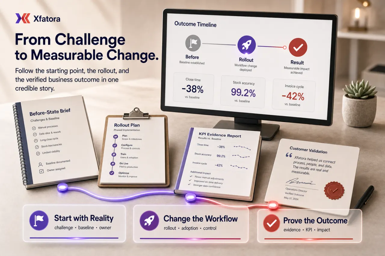 ERP case study journey from the operating problem to ownership and the next decision